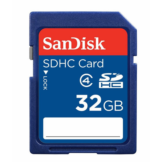 SanDisk Standard - Flash memory card - 32 GB - Class 4- SDHC Retail Package