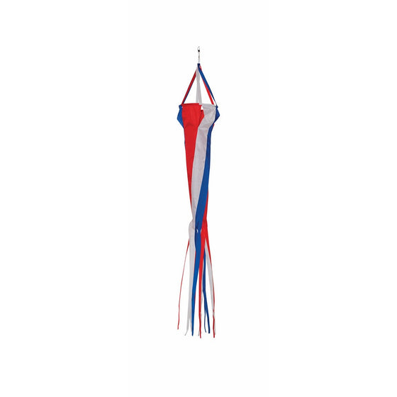 In the Breeze Red, White and Blue Spinsock, 48-Inch