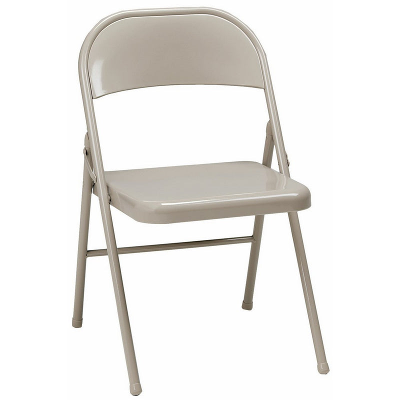 Meco 4-Pack All Steel Folding Chair, BuffFrame