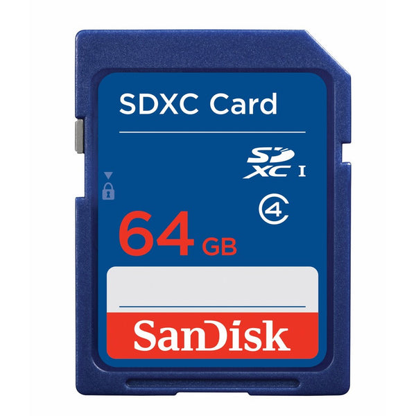 SanDisk 64GB Class 4 SDXC Flash Memory Card- SDSDB-064G-B35 (Label May Change)