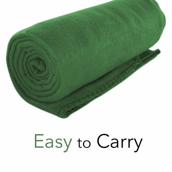 Cozy 50 X 60 Fleece Throw Blanket -Green