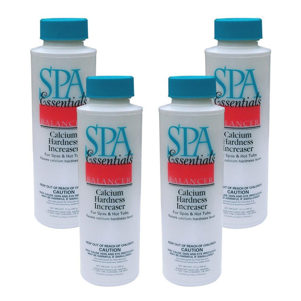 Spa Essentials 32534000-04 Calcium Hardness for Spas and Hot Tubs (4 Pack), 12 oz