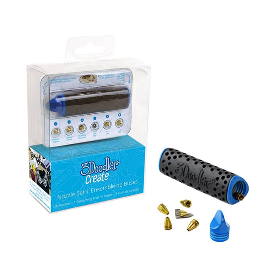 3Doodler Nozzle Set and Holder for Create/2.0