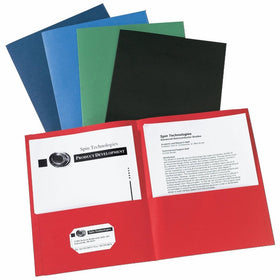 Avery Two-Pocket Folders, Assorted Colors, Box of 25 (47993) Pack Of 2