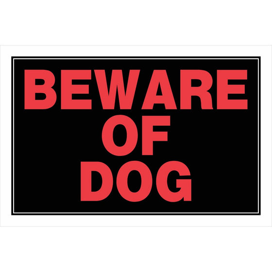 Sign,8x12 'Beware Of Dog'