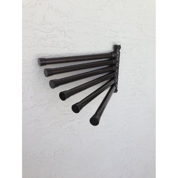 The Original Outdoor Pool Towel Hanging Towel Rack (6 Bar, Tucson Bronze)