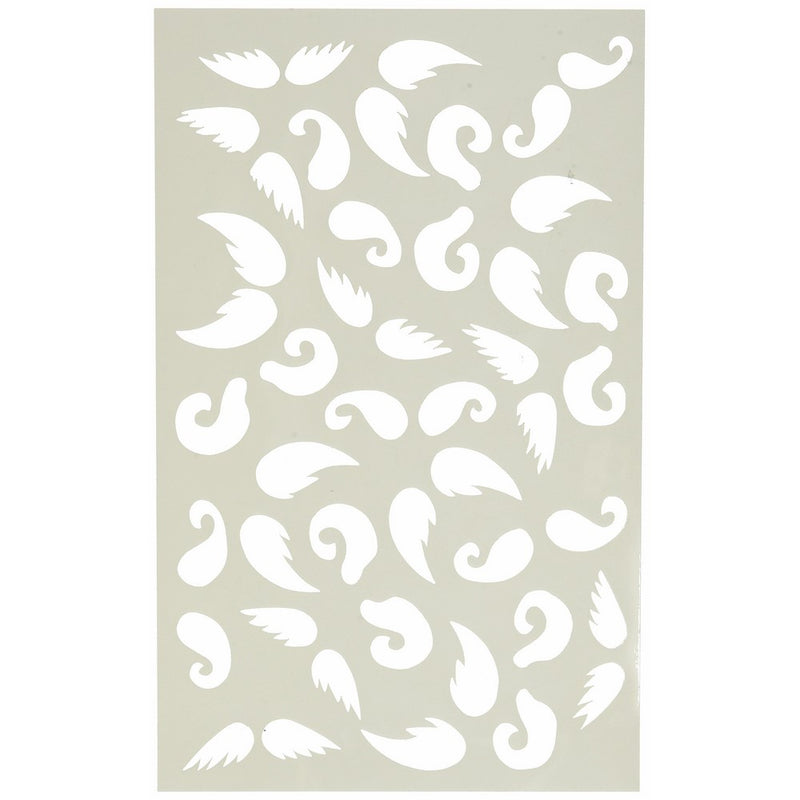 Ranger DYS49852 Stash of 'Tache Dyan Reaveley's Dylusions Stencils, 5" by 8", White