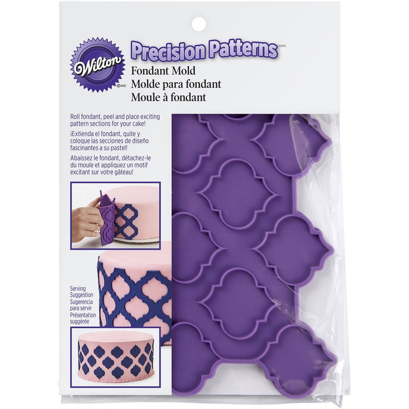 Wilton Precision Pattern Fondant Mold - Trellis, 409-7724