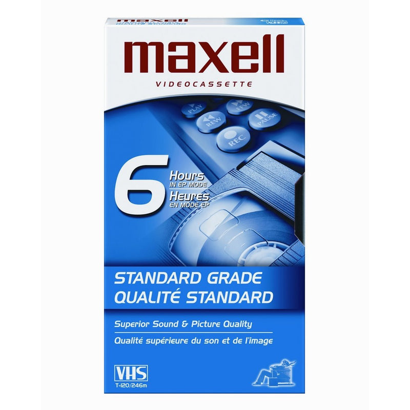 Maxell T-120 STD - Standard Grade Videocassette