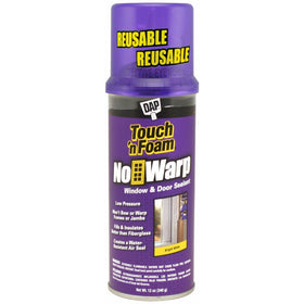 Touch 'n Foam 4001044000 No Warp Window and Door Sealant