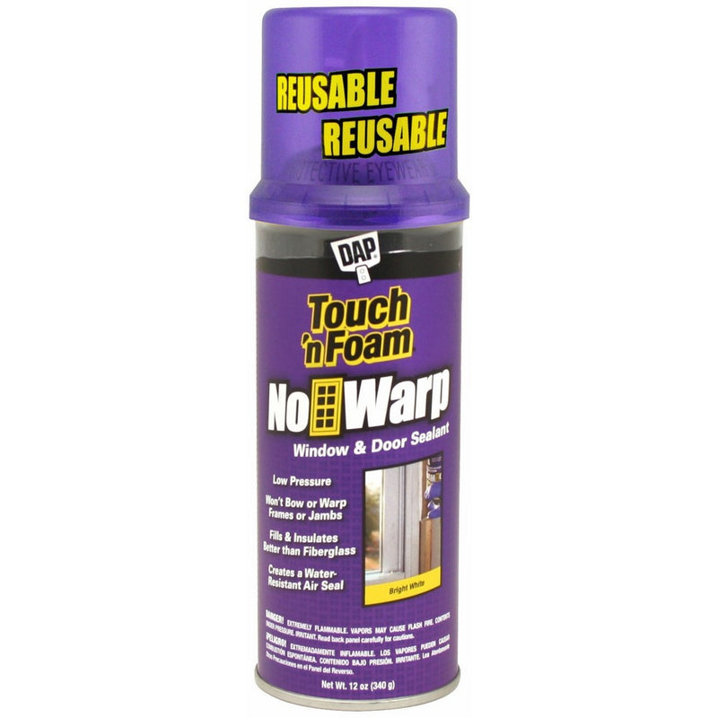 Touch 'n Foam 4001044000 No Warp Window and Door Sealant