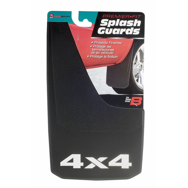RoadSport 4758 'B' Series Universal Fit Premiere Splash Guard (Black with 4 x 4; 15-3/4" Height x 8-7/8" Wide)