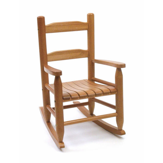 Lipper International 555P Child's Rocking Chair, 14.5" W x 19.75" D x 23.75" H, Pecan Finish