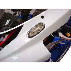 Hotbodies Racing S06GS-SIG-SMK LED Blinker/Mirror Block-Off with Smoke Lens