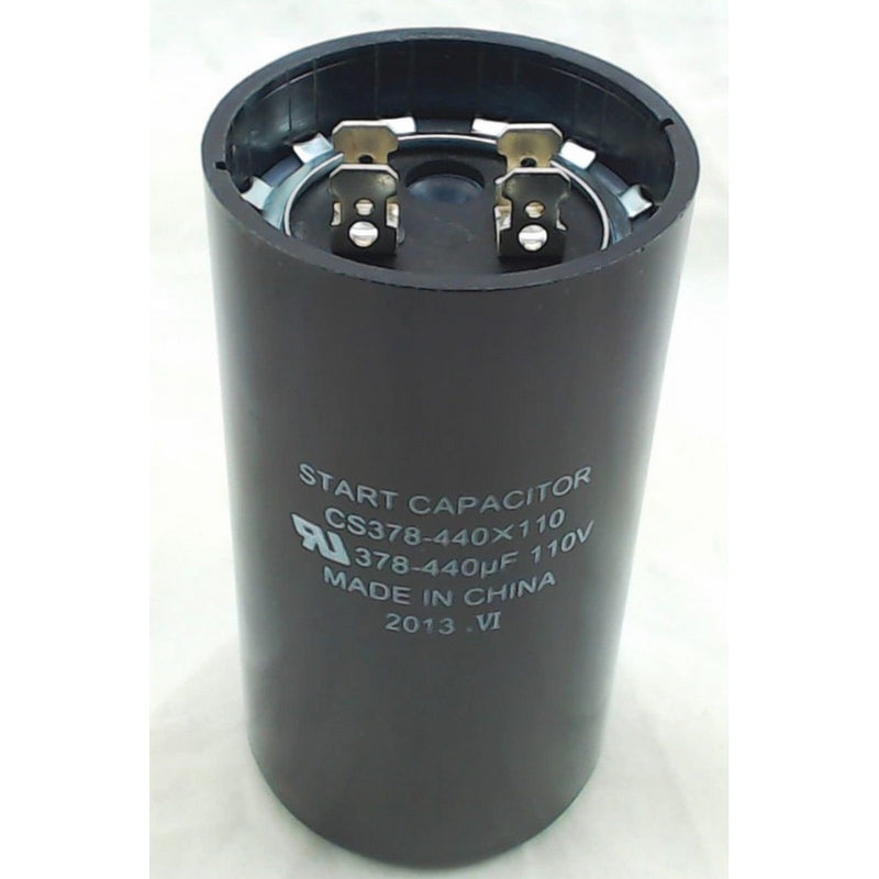 Start Capacitor, Round, 378-440 Mfd., 110 Volt, CS378-440X110