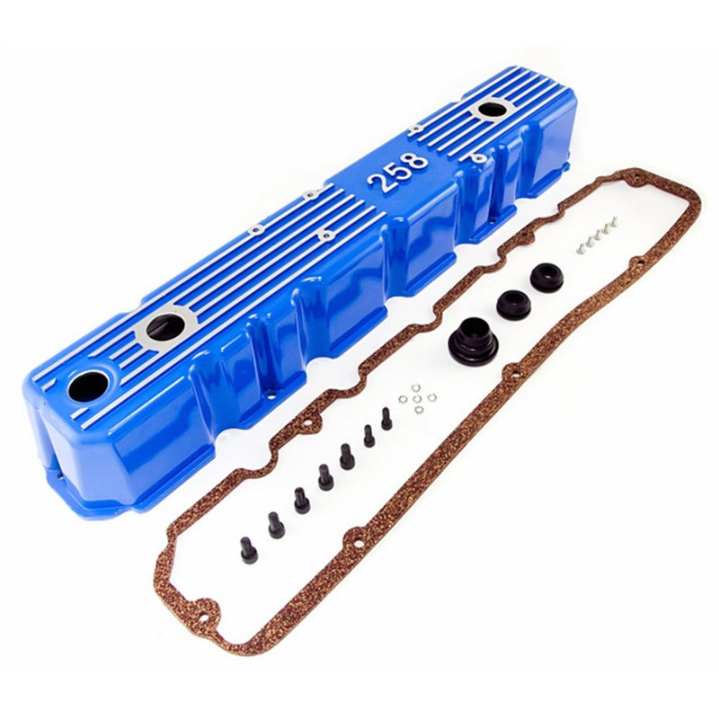 Omix-Ada 17401.11 Blue Aluminum Valve Cover