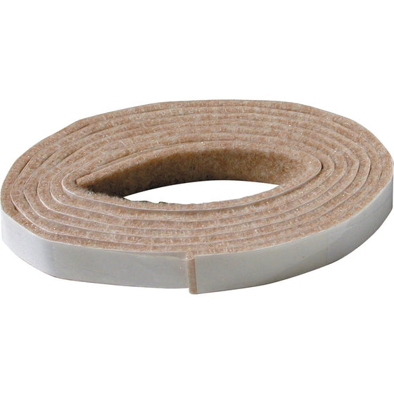 Shepherd Hardware 9818 1/2 x 58-Inch Beige Self-Adhesive Felt Furniture Pad Roll