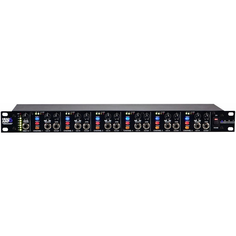 Art HeadAmp6 Rackmount 6-Channel Stereo Headphone Amplifier