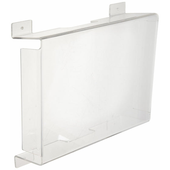 Morris Products 73090 Polycarbonate Vandal/Environmental Shield Guard Exit Light, 15" Width, 6" Depth, Used With Exit Lights & Cast Aluminum Exit Lights