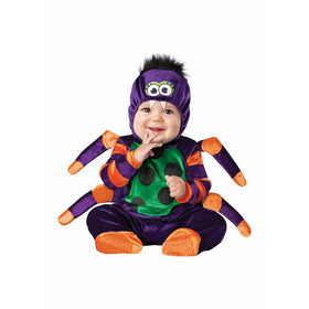 InCharacter Costumes Baby's Itsy Bitsy Spider Costume, Purple/Green/Orange/Black, Large