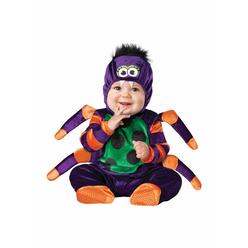 InCharacter Costumes Baby's Itsy Bitsy Spider Costume, Purple/Green/Orange/Black, Large