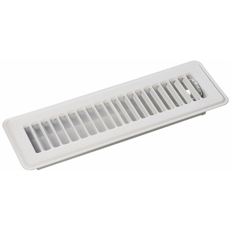 MINTCRAFT FR01-2X10W White Floor Register, 2 X 10-Inch
