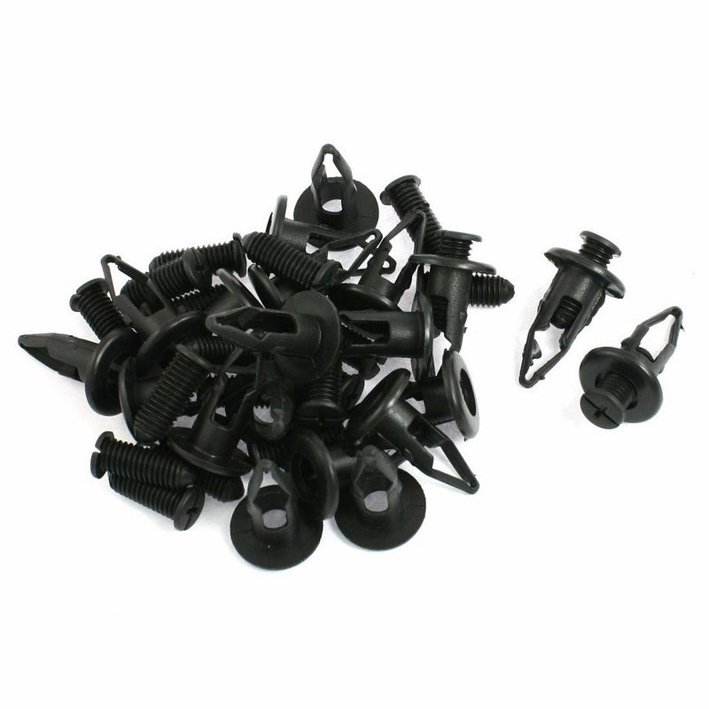 uxcell 20 Pcs Plastic Screw Push Fastener Rivet Clips