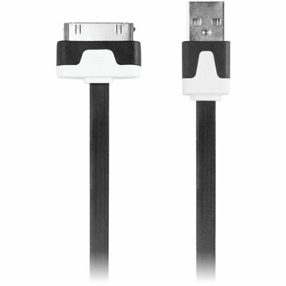 iEssentials 30-Pin 3.3 - Feet Charge/Sync Cable - Retail Packaging - Black