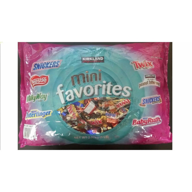 Kirkland Signature Mini Favorites Chocolates Variety pack 5 lb bag