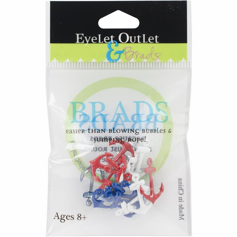 EYELET OUTLET 329463 Shape Brads 12/Pkg, Anchor