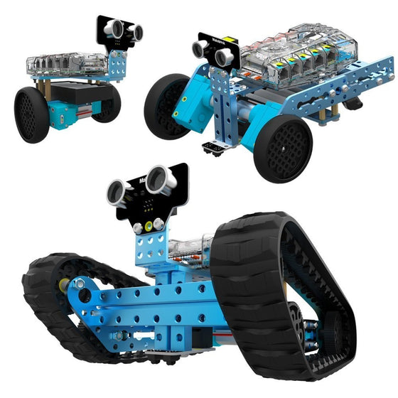 Makeblock Mbot Ranger Robot Kit, DIY 3 In 1 Mechanical Building Block, Transformable Funny Robot, Stem Education, entry-level Programming, Compatible with Lego