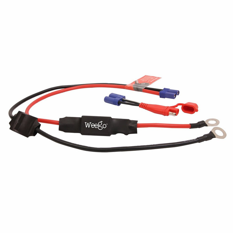 Weego JSMT524 Jump Start Charging 2-in-1 Marine and Automotive Clamp Replacement Tether Harness (for JS12 & JS6)
