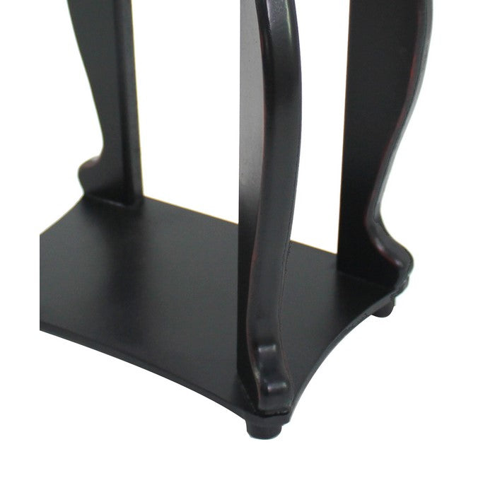 Table Top Organizer with 1 Drawer and 1 Bottom Shelf, Black