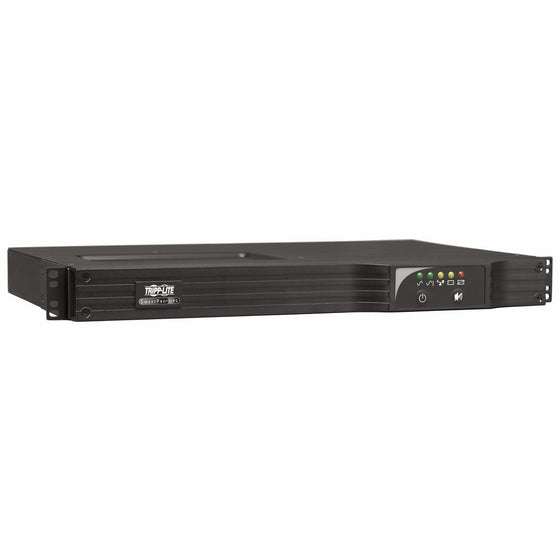 Tripp Lite 500VA Smart UPS Back Up, 300W Line-Interactive, 1U Rackmount, Network Card Options, USB, DB9 Serial (SMART500RT1U)