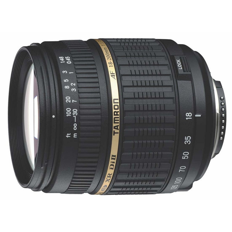 Tamron AF 18-200mm f/3.5-6.3 XR Di II LD Aspherical (IF) Macro Zoom Lens for Canon Digital SLR Cameras (Model A14E) - International Version (No Warranty)