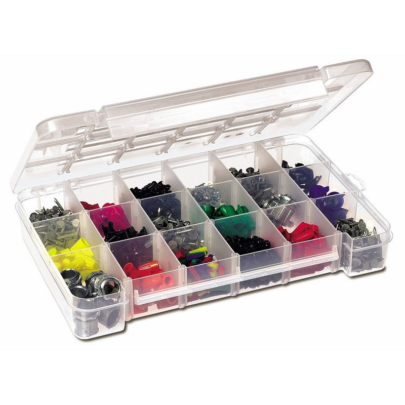 Akro-Mils 5905 Plastic Parts Storage Case for Hardware and Craft, Large, Clear