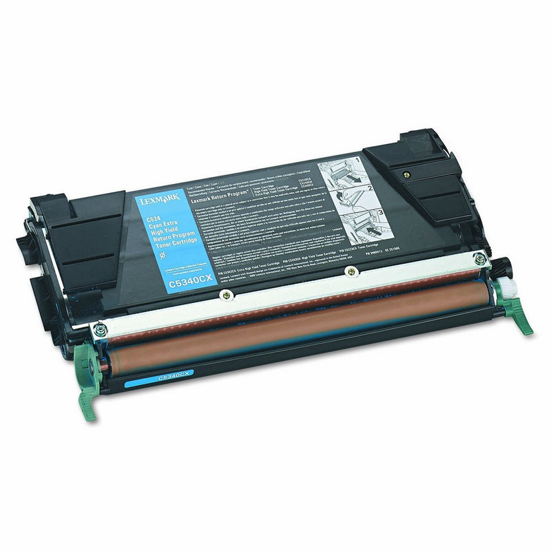 Lexmark C5340CX Extra High-Yield Toner, 7000 Page-Yield, Cyan