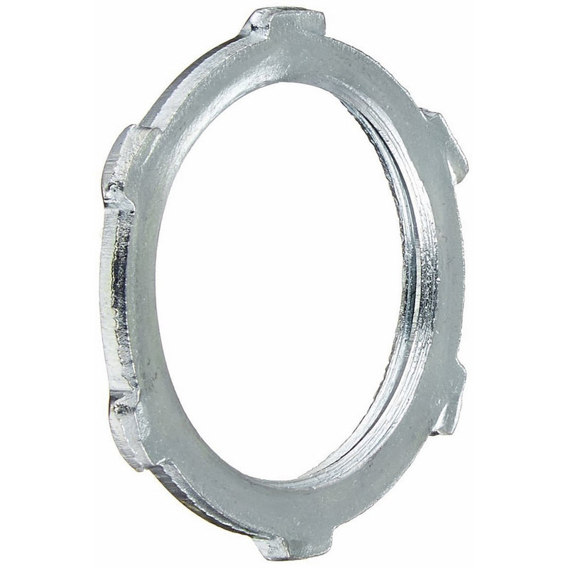 Halex 61910B Conduit Locknuts Rigid and Intermediate Metallic Conduit (IMC) Fitting Steel (100 Piece), 1"