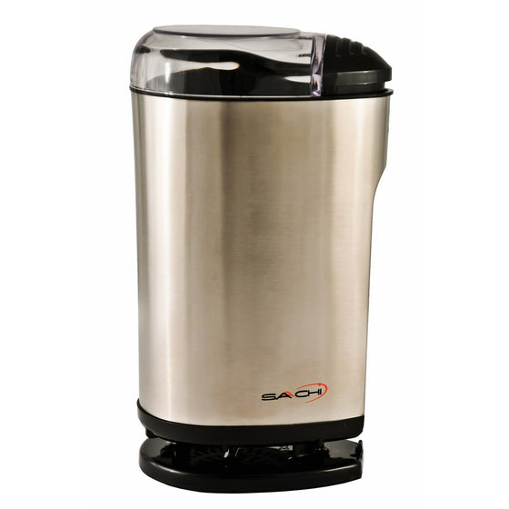 Saachi SA-1440 Electric Stainless Steel Coffee Grinder Also Grinds Spice and Nuts, Cleaning Brush Included