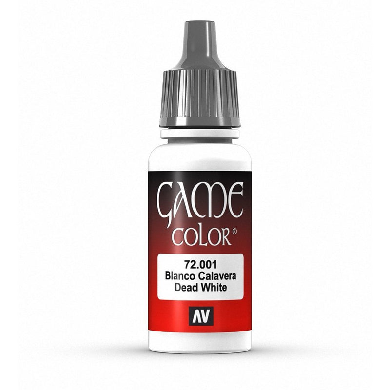 Vallejo Game Color Dead White Paint, 17ml