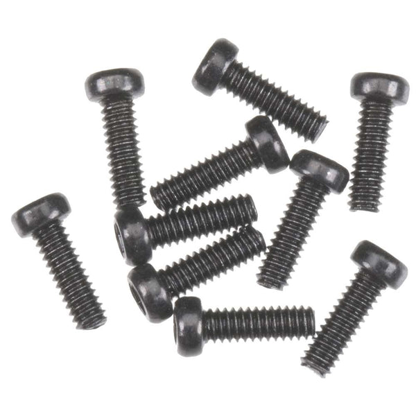 Axial AXA013 Cap Head Screws (10-Piece), M2x6mm, Black Oxide