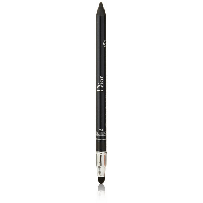 Christian Dior Dior Waterproof Eyeliner Long-wear Eyeliner Pencil With Blending Tip And Sharpener - Trinidad Black (#094) 0.04 Ounce (1.2g) Brush