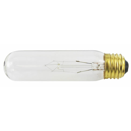 Halco BC2406 09012 - T10CL25 Clear Tubular Picture Light Bulb