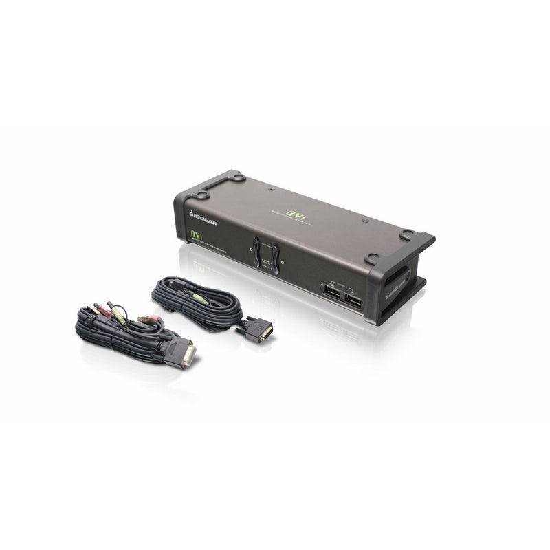 IOGEAR 2-Port DVI KVMP Switch with Cables, TAA Compliant, GCS1102