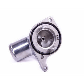 PRW 5234691 Polished Cast Aluminum 90 Water Neck Outlet for GM LS Series, GM 5.7L, 6.0L, 6.2L