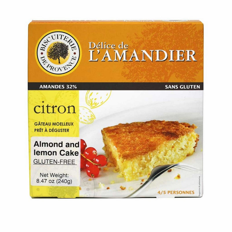 Biscuiterie de Provence Gluten-Free Flourless Almond Cake with Lemon