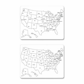 ChenilleKraft Large USA Map Whiteboard (CKC9873) (CKC9873)