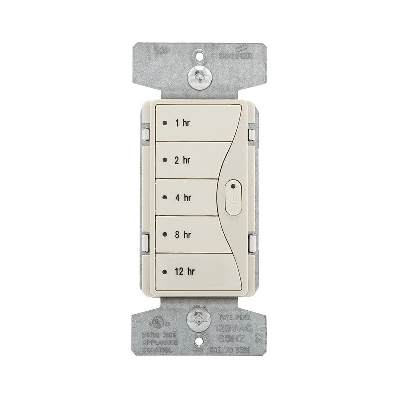 Eaton 9591DS ASPIRE 1800-Watt 15 Amp 5-Button Hour Timer, Desert Sand
