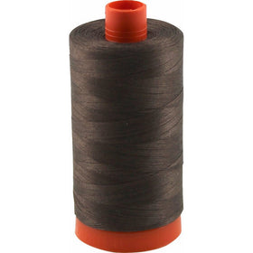 Aurifil 50wt Mako Cotton Thread 1,422 yards - Bark Brown A1050-1140