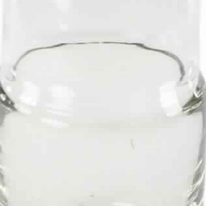 Glass Frame Carafe with Sleek Pouring Top, Clear